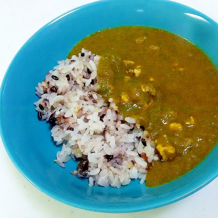 ルーを使って♪家庭版ほうれん草カレー++
